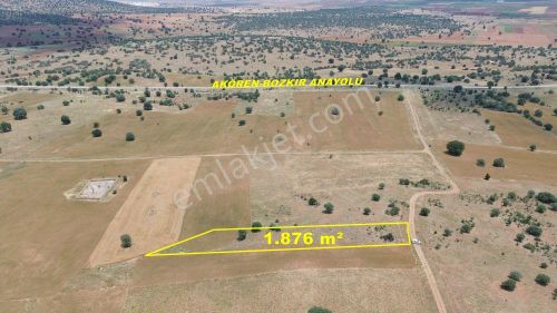 Konya / Akören / Ağalar Mahallesinde 1.876 M² Müstakil Tapulu Tarla