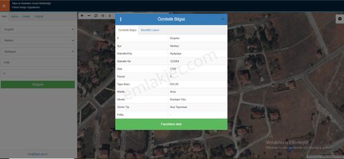 Global'den Opet Petrol İlerisinde 4 Kat İmarlı 424 M2 Satılık Arsa