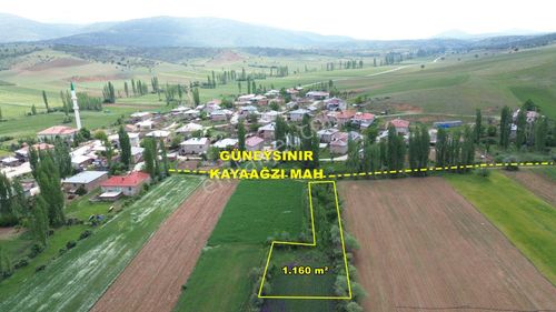 Güneysınır Kayaağzıda 1.160 M2 Müstakil Tapulu Yerleşim Dibinde İmarlı Arsa