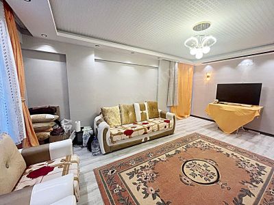 Ankara Keçiörende Eşyalı Satılık Zemin Katta Yeni Bina Güney Cep Yapılı