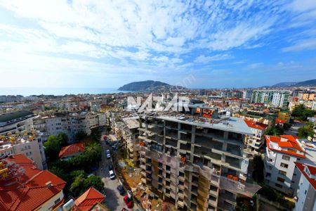 Alanya Merkez Güllerpınarı’nda Satılık 2+1 Deniz Manzaralı Daire