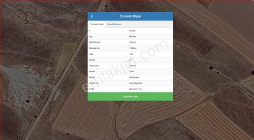 Asya Evim Emlaktan Burdur Merkez Çallıca Köyünde 2 Adet Fırsat Tarla