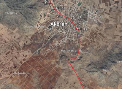 Akören Ağalar 3.271 M² Müstakil Tapulu Yatırımlık Tarla