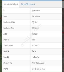 İki Emlaktan Eğriözde Yatırımlık 4182 Mt. Tarla