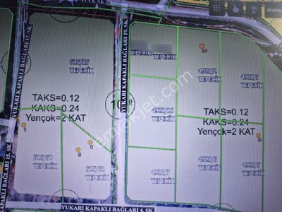 Lozanevler Bölgesi Yurt Arkasında Bahabey Caddesine 700 Metre Mesafede Satılık Arsa