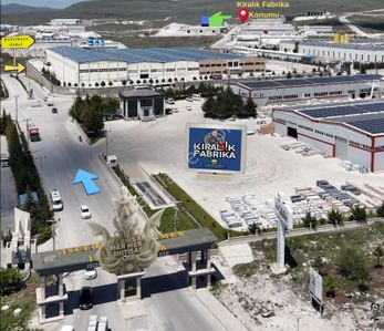 Afyon-iscehisar Organize Sanayi'de 1.350m² Kapalı Alanlı Fabrika