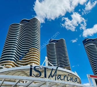 İst Marina'da Deniz Ve Ada Manzaralı Satılık Stüdyo Daire