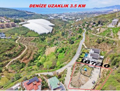 Alanya Kargıcak'da Satılık Arsa Villa Yapılabilir Proje Hazır