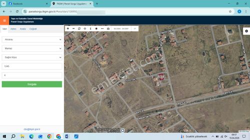 Aksaray Sağlık Kasabasında Üç Kat İmarlı Arsa