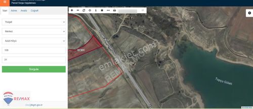 Topçu Göleti Karşısı Yatırım Fırsatı Tarla