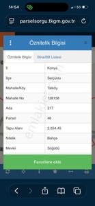 Tatköy De 2054 M2 Ev Takasına Açık Satılık Bahçe