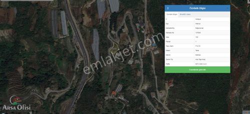 Alanya Soğukpınar Da 715 M2 Satılık Deniz Manzaralı Arsa