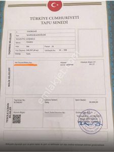Tekirdağ Marmaraereğlisi Çeşmeli Satılık Arsa