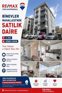 Remax Yeni'den Binevler'de Satılık Ara Kat Balkonlu 2+1 Daire