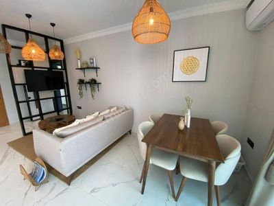 Girne Karaoglanda - Elite Site İcerisinde 1+1 Bahce Kat Daire