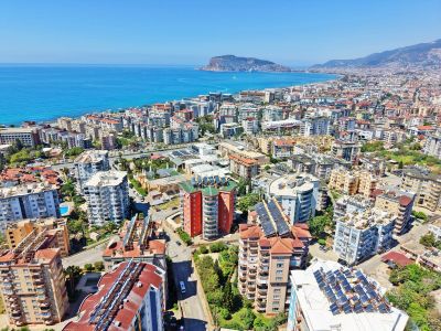 Alanya Tosmur'da Satılık İkametgaha Uygun 4+1 Dubleks Manzaralı