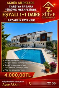 Havuzlu Site İçerisinde Full Eşyalı Fırsat 1+1 Daire!