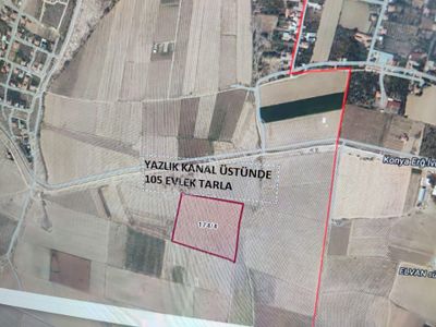 Yazlık Mahallesinde 105 Evlek Tarla