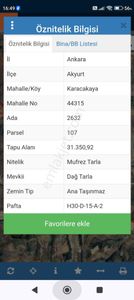 Acil*satılık*araç Takaslı*arsa*akyurt*karacakaya*1176m2 Tapulu