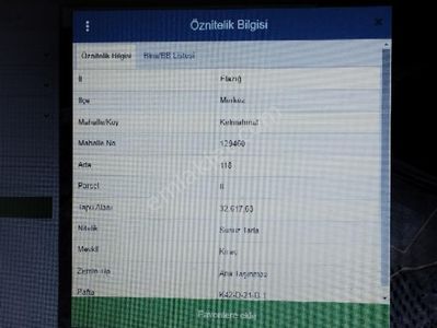 Alihan G.m.den Kelmahmut Köyü Çiftlik Yapımana Uygun Yol Kenarı Satılık Tarla