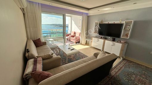 Kızkalesinde Ful Eşyalı Deniz Manzaralı Satılık 2+1 Daire