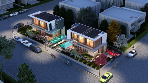 Denize 200m. Uzaklıkda Akıllı Sistem Müstekil Havuzlu Villalarımız Satışta
