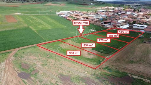 Kütahya Merkez Doğalar'da 938m2 İmarlı Arsa