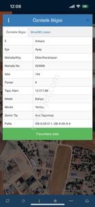 Ankara Kazanç'tan Satılık Kurulu Düzen Tüm Alt Yapılara Yakın Hisse Tapulu 4000 M2 Satılık Bahçe