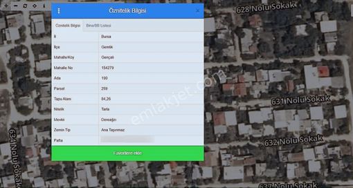 Kursunluda Satılık Müsatakil Tapu Arsa