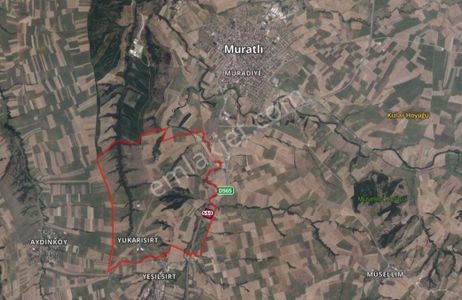 Delux'den Muratlı'da Anayol Üzerinde Tek Parça Satılık Tarla