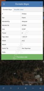 Kepez Aktoprak Mah Ticari+konut Satılık Müstakil Parsel