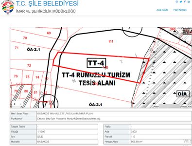 Şile Kabakozda 866 M² Doğa & Deniz Manzaralı Arsa