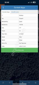 Kütahya Tavşanlı'da Yola Cephe 2.100 M2 Tarla