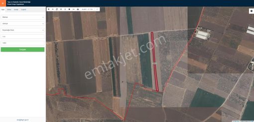 Saha Emlaktan Kayalıoğlunda 4.100 Metre Kare Verimli Tarla