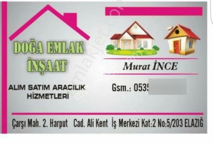 Elazığ Merkez Beyyurdu Üstü Satılık Tarla