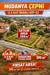 Mudanya Çepnide Satılık Fırsat İmarlı Arsa