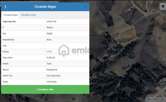 Köye Yakın Ulaşımı Kolay 6 Dönüm Tarla 2