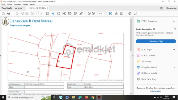 Çanakkale Merkez De Sahibinden Satılık Tarla 1
