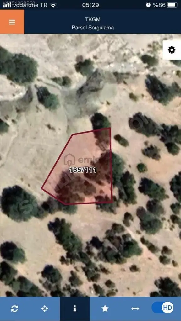 Elmalıda 953 M2 Üzerinde Zeytin Ağaçlı Arsa 2