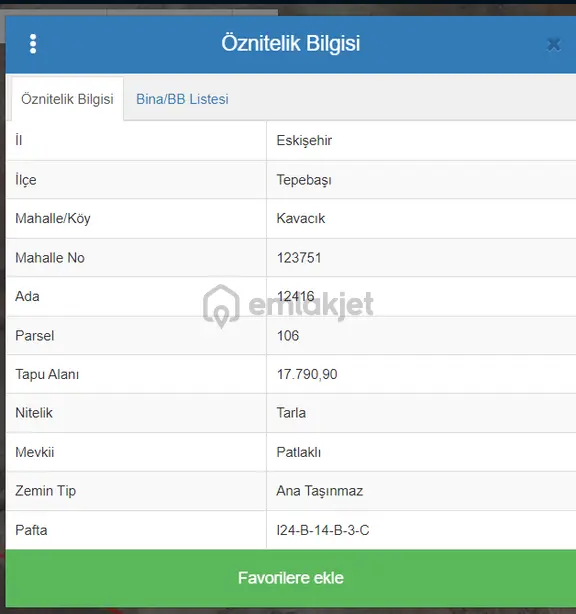Takasa Açık Kavacık Mahallesin’de 17 Dönüm Satılık Tarla 1