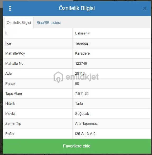 Karadere Mahallesinde Köy İçi 7.511 M2 Satılık Tarla 2