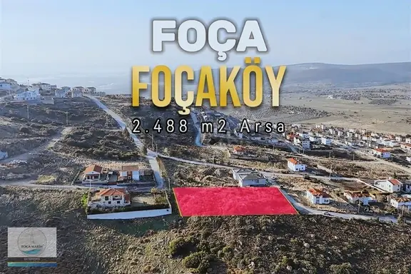 Foça'da Fırsat 2.488 M2 (e:0,30 İmarlı) Sosyal Tesis Alanı 1