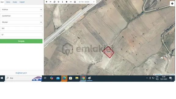 Pay'dan Çavdarhisar Meydan Mahallesinde Satılık Tarla 2