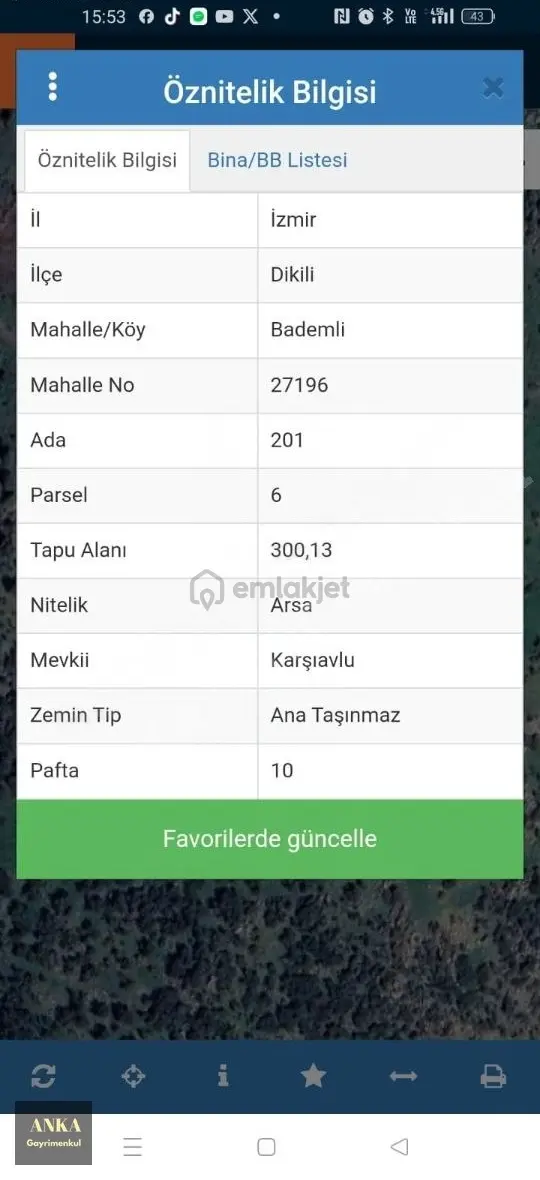 Anka Gayrimenkul Den Dikili Bademli Yatırımlık Arsa 2