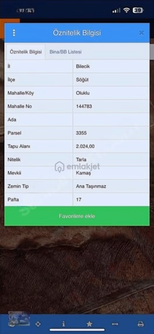 Doğacity Den Satılık Söğüt Oluklu Köyünde 2057 M2 Tarla 2
