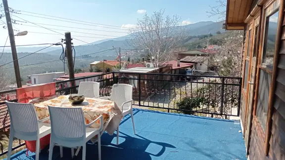 Zeytinli Pınar Başında 1+1 Eşyalı Kiralık Müstakil Köy Evi 2