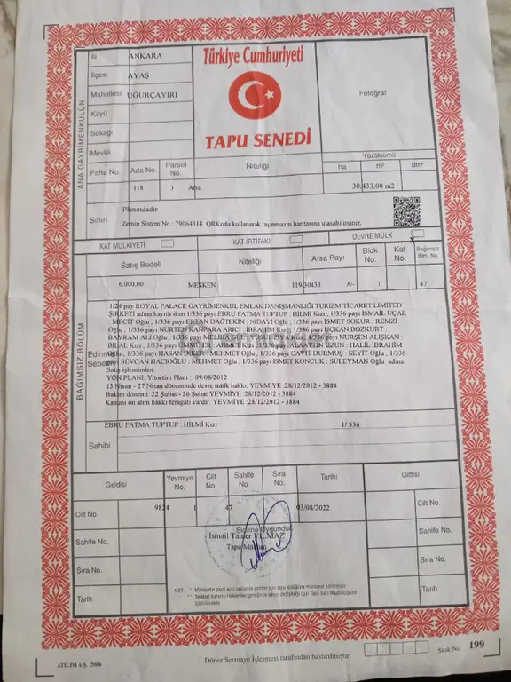 Ankarada Termal Tapulu Devremülk