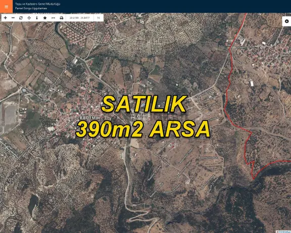 İzmir Dikili Bademli Karşıavlu,da Fırsat Acil Satılık 390m2 Arsa 1