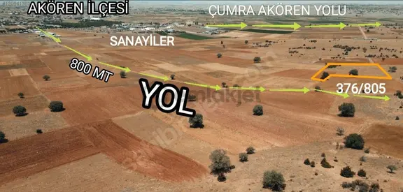Akören İlçesinde 5860 Mt. İmara 800 Mt Uzakta 1