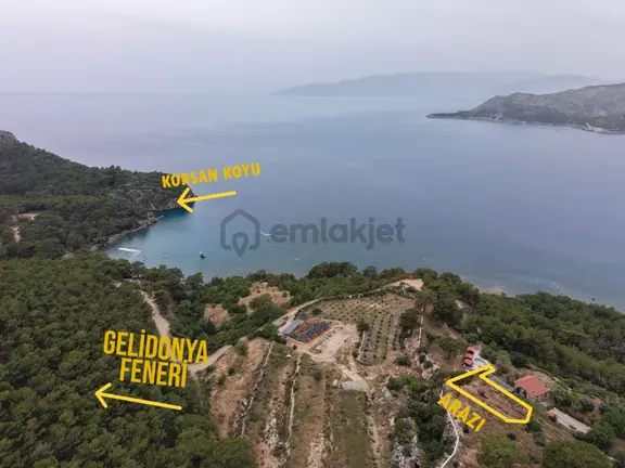 Bmk'dan Antalya Kumluca Yenice'de Full Deniz Manzaralı Arsa 1